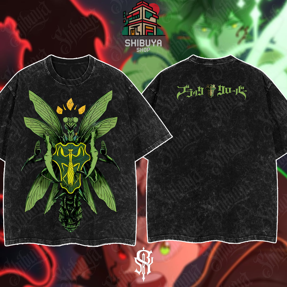 Black Clover - LOUVA-A-DEUS VERDES